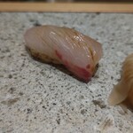 熊本 鮨 銀座ふくじゅ - シマアジ