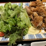 鶏魚酒場 炭治郎 - やみつきとり唐定食　８５０円