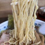 とらや分店 村田や - 手打ち中細麺はコシが有りストレートに近い