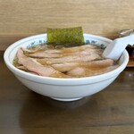 とらや分店 村田や - 焼豚(チャーシュー)メン硬め　大盛　　　　　　　　　　　　　　かぶりチャーシューに変更