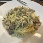 SOY MARCHE TAAAC - ポルチーニ茸と自家製サルチッシャのパスタ