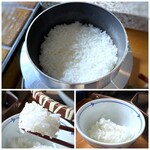 272536008 - ◆ご飯はツヤツヤで甘みを感じ美味しいですね。 美味しいご飯を頂くと、日本人でよかった、、と感じます。(*^_^*)