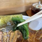 とらや分店 村田や - ラーメンにほうれん草が合うのは何故？