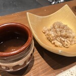 創作鉄板 粉者牛師 - 赤出汁とガーリックライス