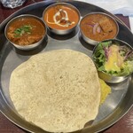 エリックサウスマサラダイナー - 選べるランチカレープレート