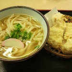 ほの香 - かけうどん３８０円ととり天２００円
