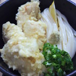 ほの香 - とり天ぶっかけ冷６００円（１．５玉）