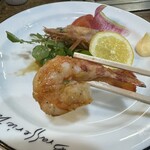 ひろしま丸かじり 中ちゃん - 車エビ鉄板焼き・バター