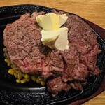 ステーキハウス アパッチ - アパッチステーキ600g ※200gステーキ３段重ね！