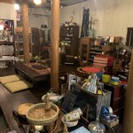 フフフ - こちらは店内の席
昭和チック♪