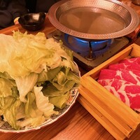 しゃぶしゃぶ・創作料理居酒屋 豚吟 栄店 - 彩鮮やか豚しゃぶセット