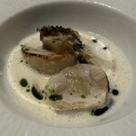 TRAIN SUITE 四季島 - 茨城県産蛤と蝦夷鮑のポアレ