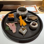 赤坂 鮨 天ぷら 祇園いわい - 前菜盛り