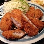 とんかつ浜勝 - ミックスフライ定食