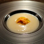 ファイ - 新たまねぎの冷製スープ