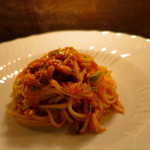 ファイ - 毛ガニのタリオリーニ,山わさびのアラビアータソース