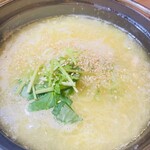 炭火串焼うゑ草 - ネギ鍋の〆はラーメン