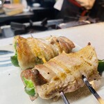 炭火串焼うゑ草 - ブタ巻き系も美味しい