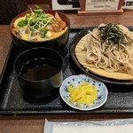 青山 Garari 筑波店 - そばセット　もりそば　カツ丼