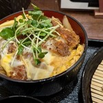 青山 Garari 筑波店 - そばセット　カツ丼