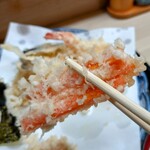 いもや - 天ぷら定食の人参天