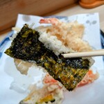 いもや - 天ぷら定食ののり天