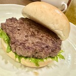 ブラックプール ハンバーガー カフェ - ビーフパティのハンバーガー、ソース無し