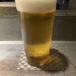 鮨 惣五郎 - アサヒ樽生　生ビール