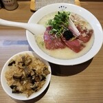 Rock’anDo - 本鮪の長芋ビシソワーズ＋バイ貝の炊き込みご飯