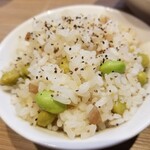 Rock’anDo - 枝豆とベーコン炊き込みご飯