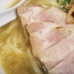 塩そば専門店 桑ばら - あん肝と生ズワイ蟹の塩