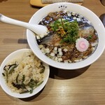 Rock’anDo - にしんなめこそば＋山菜ご飯