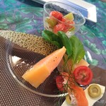 フレンチカフェ 10℃ - 生ハムメロン白ネギ