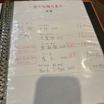 酒場わたなべ - さすがに新政が飲み放題な訳ないね。10年以上行かせていただいてるグランメゾンの支配人が大分前に新政の杜氏に転職されて、今どうされてるかなーと思い出しました