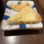 村山 満月うどん - 与作揚げ天