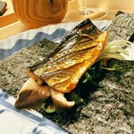 鮨しゅんじ - これは凄い！秋刀魚の手巻き