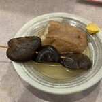 居酒屋 ほがら家 - おでん（仙台麩、しいたけ）