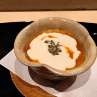 日本料理 山崎 - 白子豆腐