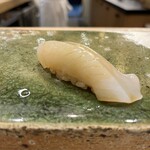 鮨 七海 - 赤いか　ねっとりで甘くて美味しい