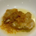 鉄板焼 石狩 - 白子のムニエル　雲丹バターソース