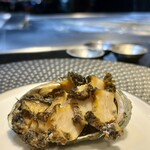 鉄板焼 石狩 - 北海道産 活蝦夷鮑