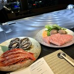 鉄板焼 石狩 - 石狩厳選 A-5 北海道敷島ファーム産黒毛和牛「白老和牛」
      サーロインステーキ100g