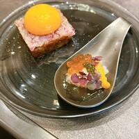 東京焼肉いのうえ 銀座店 - 瞬間燻製~海鮮添~