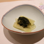 鯛良 - 杓子菜漬け