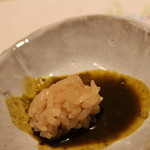 鯛良 - アワビの肝ソース