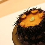 鯛良 白金店 - ウニの茶碗蒸し