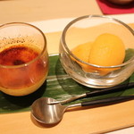 鯛良 - プリン、ビワ