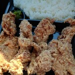 鹿沼まちの駅弁 もうもう亭 - から揚げ弁当(中・4個)950円