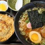まつだ家 - カツ丼＆ラーメンセット