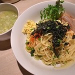 アジトイズム - 【イレギュラー】あさり出汁の塩 中太つけ麺（800円）